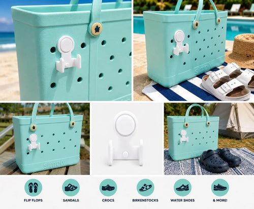 3D Printed Sandal Holder for Bogg Bags | Flip Flop, Croc Organizer Accessory - ElectricPrintz