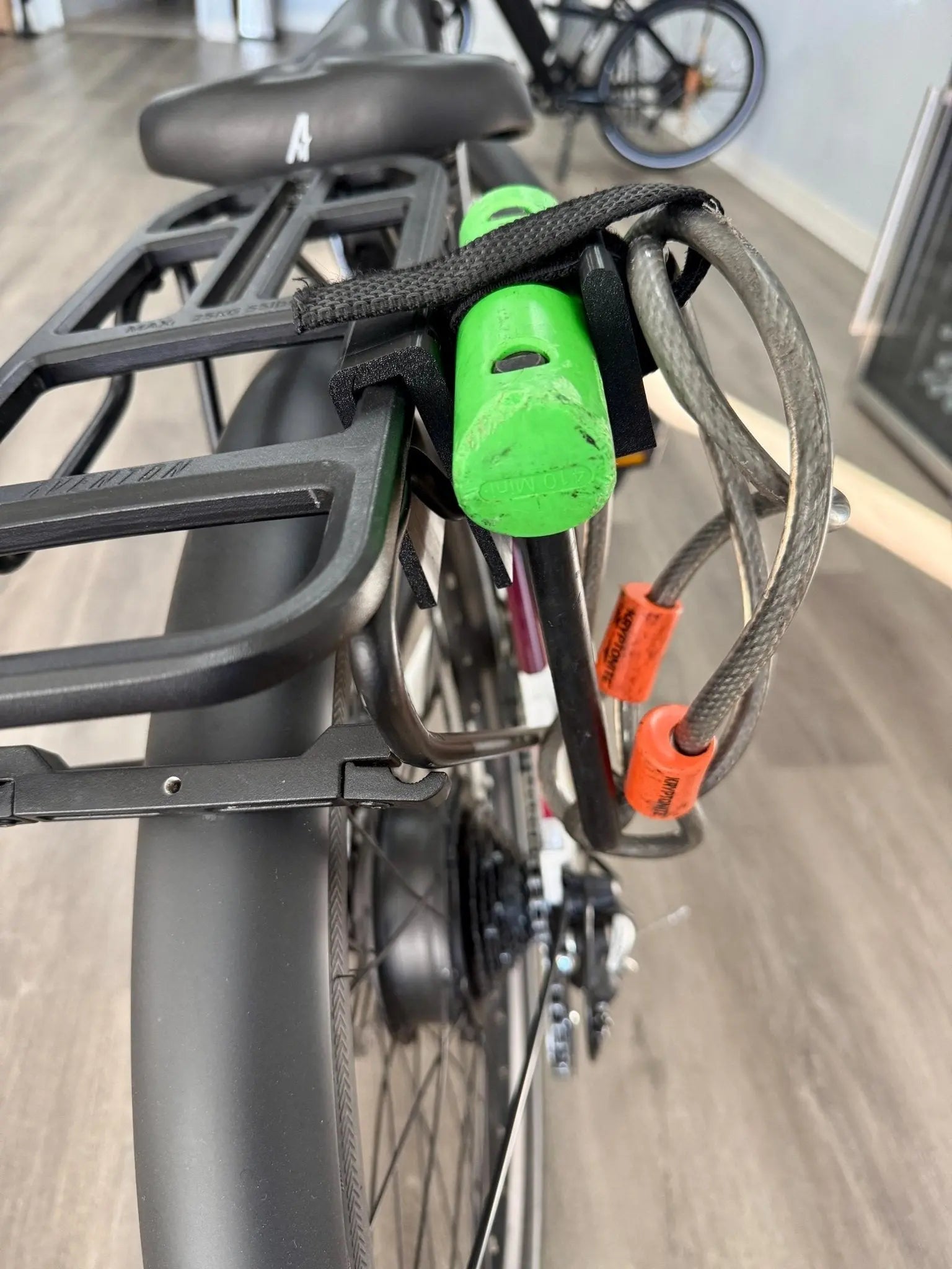 Bike U-Lock Holder | Universal Rack Mount - ElectricPrintz