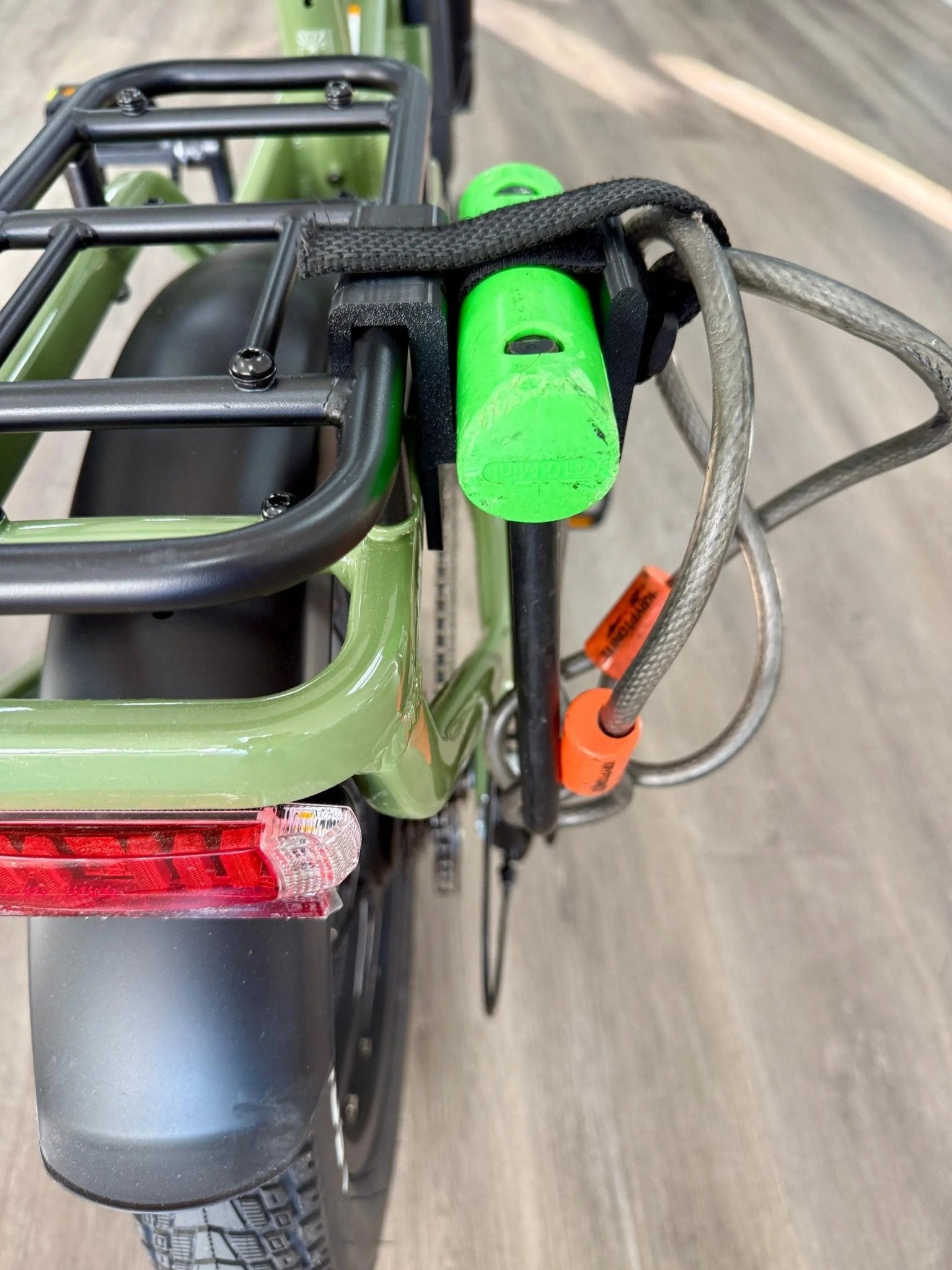 Bike U-Lock Holder | Universal Rack Mount - ElectricPrintz