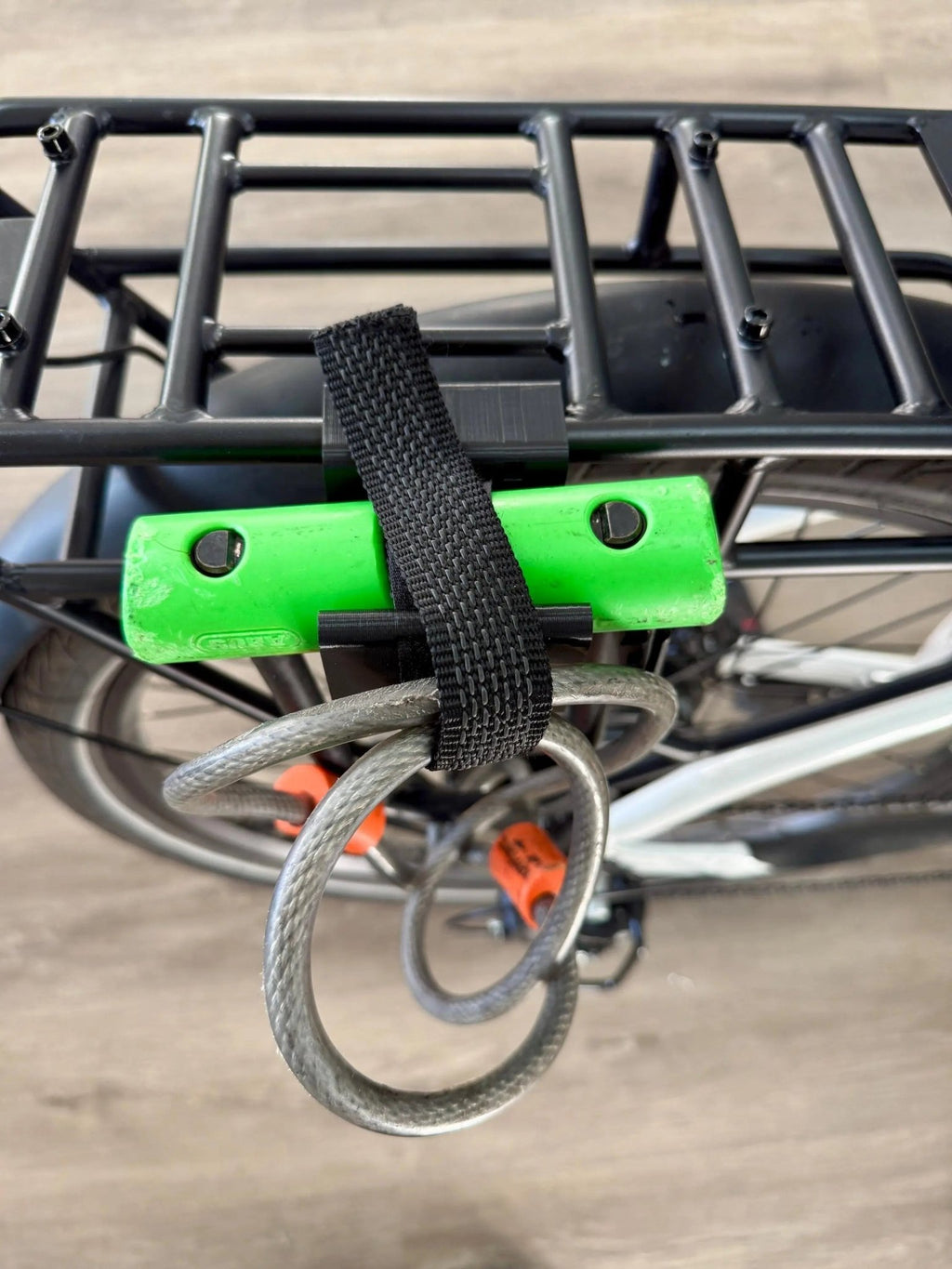 Bike U-Lock Holder | Universal Rack Mount - ElectricPrintz