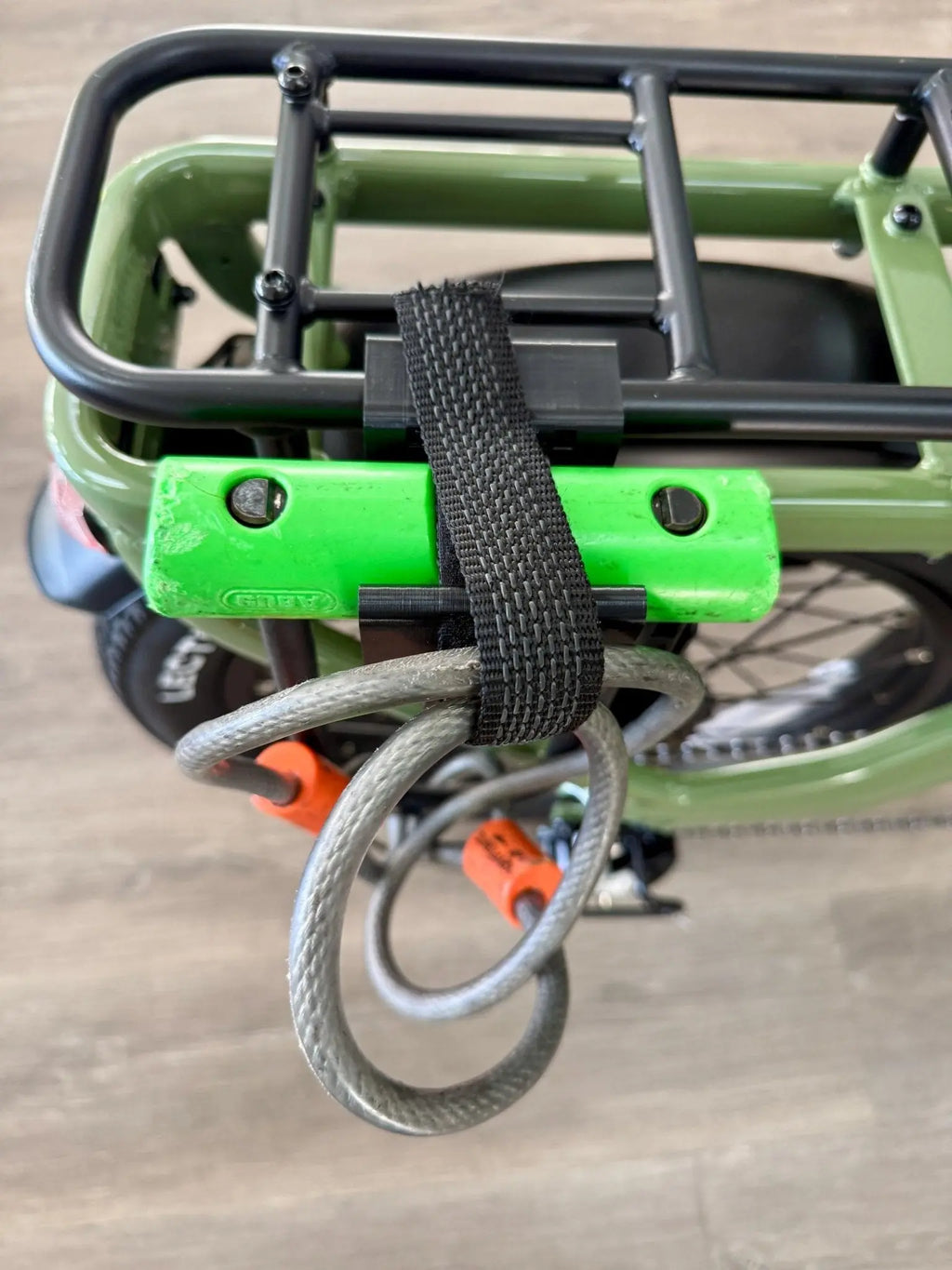 Bike U-Lock Holder | Universal Rack Mount - ElectricPrintz