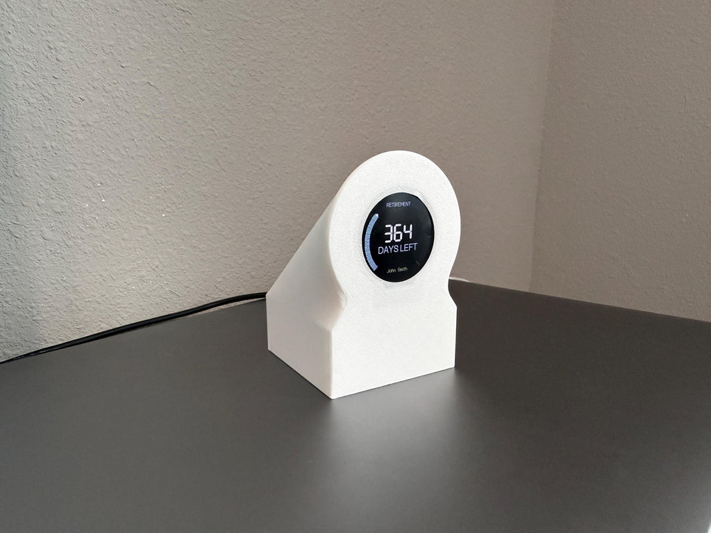 Retirement Countdown Clock | Desk Motivation Display | WiFi Enabled Timer