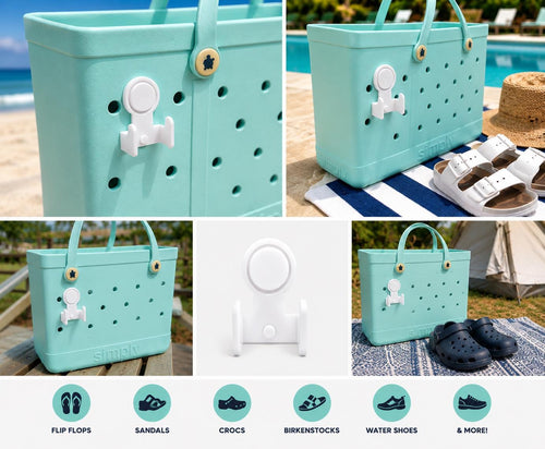 3D Printed Sandal Holder for Bogg Bags | Flip Flop, Croc Organizer Accessory