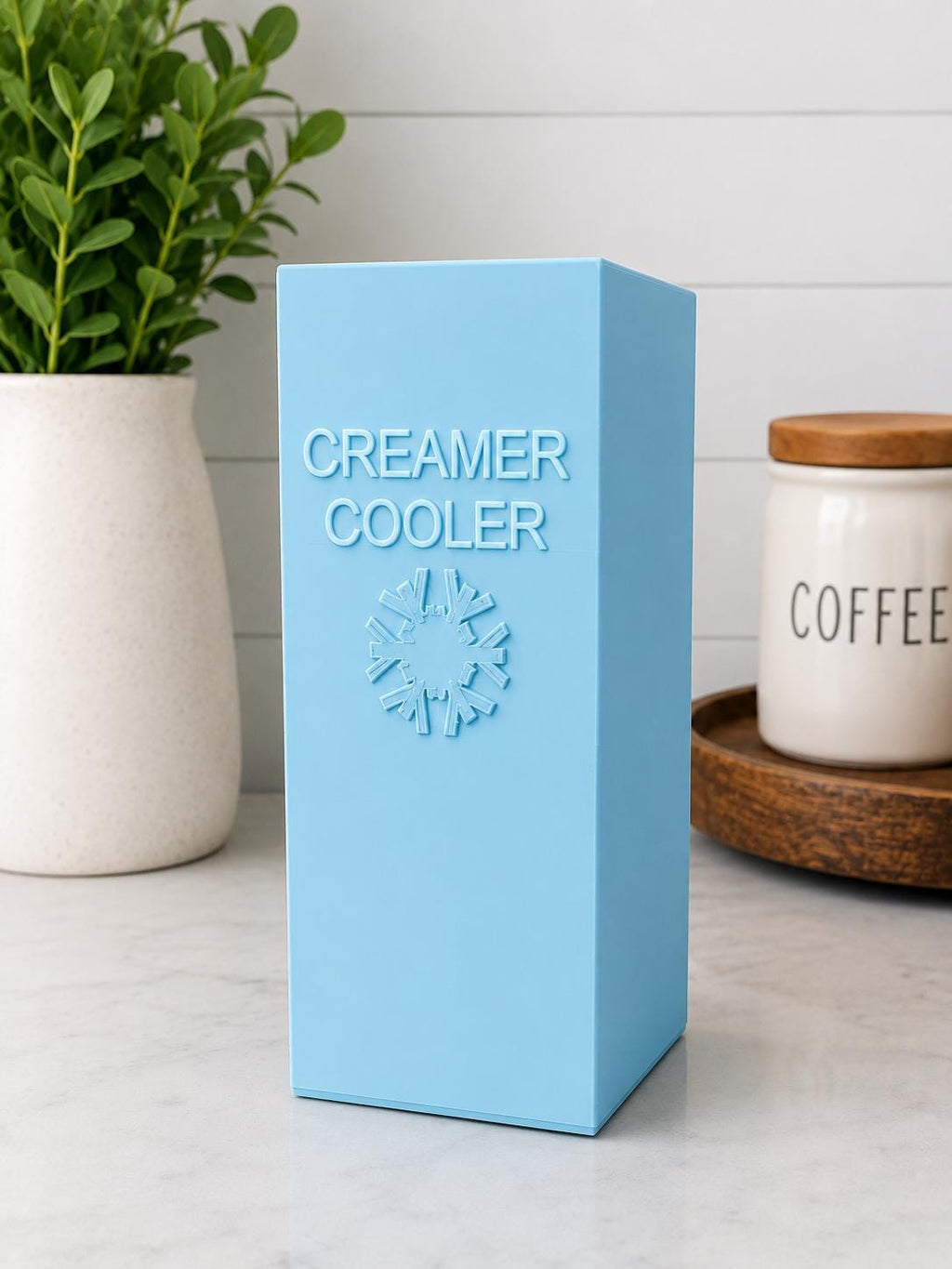 Insulated Half & Half Carton Holder | Coffee Creamer Cooler, Kitchen Bar Accessory - ElectricPrintz