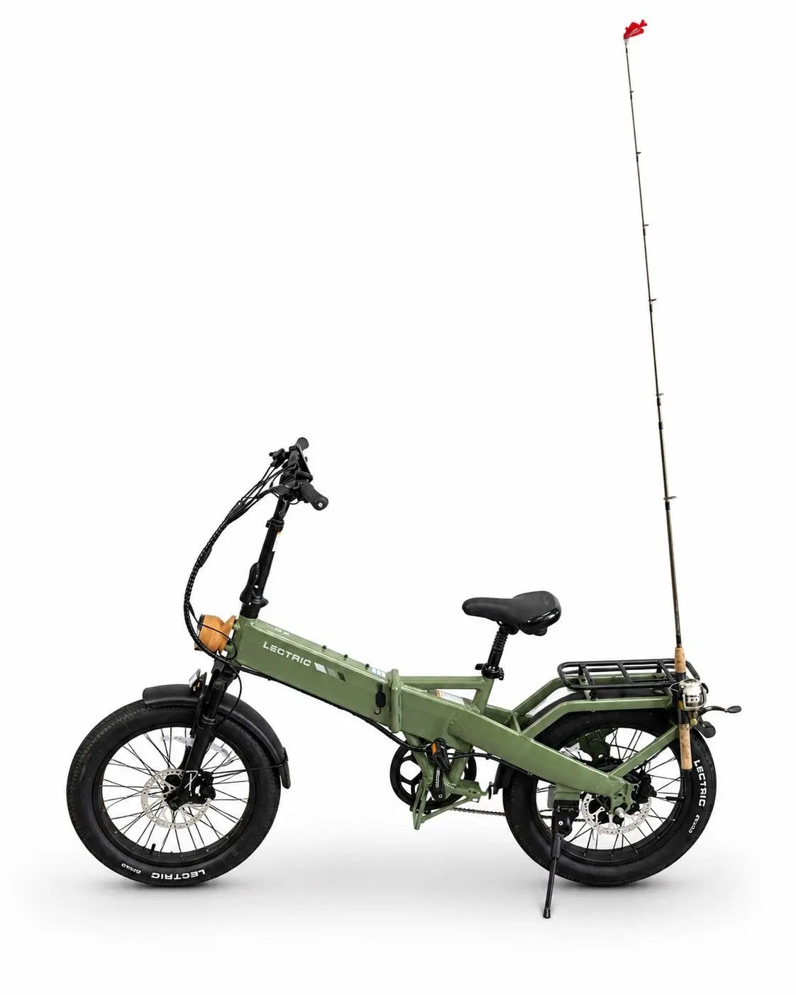 Lectric E-Bike Rear Rack Fishing Rod Holder